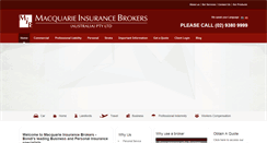 Desktop Screenshot of macquariebrokers.com.au